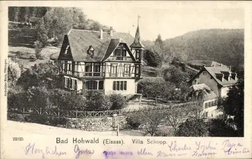 Ak Le Hohwald Elsass Bas Rhin, Villa Schopp