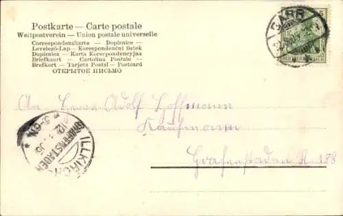 Ak Barr Elsass Bas Rhin, Totalansicht