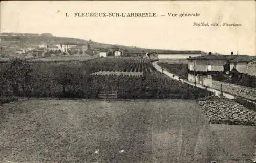 Ak Fleurieux-sur-L'Arbresle Rhône, Gesamtansicht