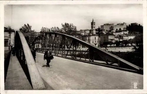 Ak Montélimar Drôme, Pont Eiffel, Schloss