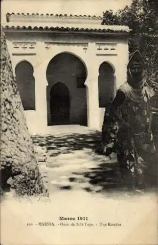 Ak Marnia, Oase Sidi-Yaya, 1911, Koubba