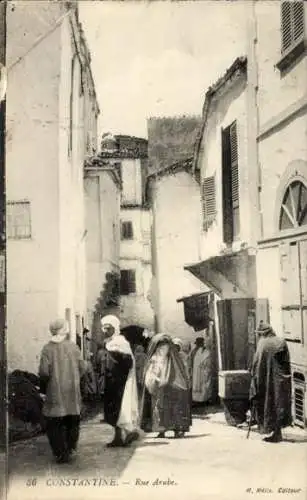 Ak Constantine Algerien, Rue Arabe, Araber, Maghreb