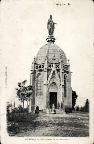 Ak Langres Haute Marne, Notre-Dame de la Devirance