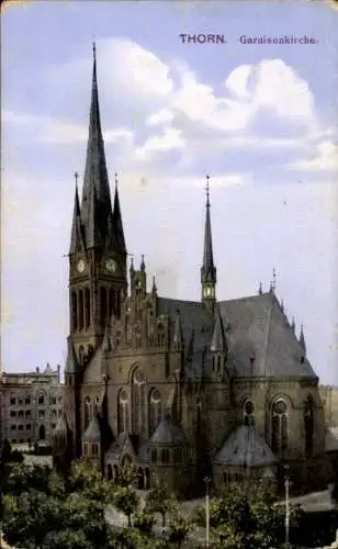 Ak Toruń Thorn Westpreußen, Garnisonkirche
