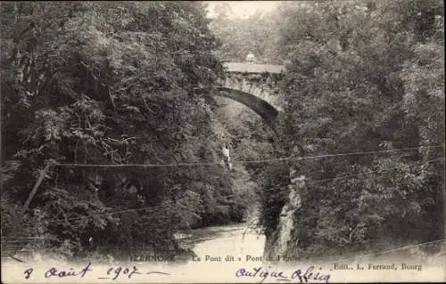 Ak Izernore Ain, Brücke