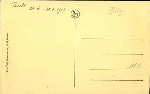 Ak Thielt Tielt Westflandern, Yperstraat