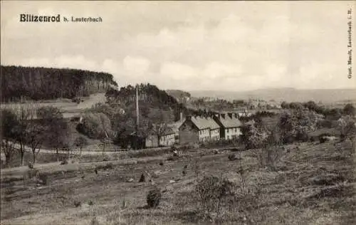 Ak Blitzenrod Lauterbach in Hessen, Panorama