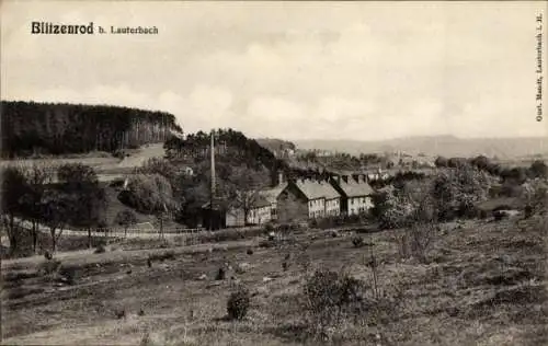 Ak Blitzenrod Lauterbach in Hessen, Panorama