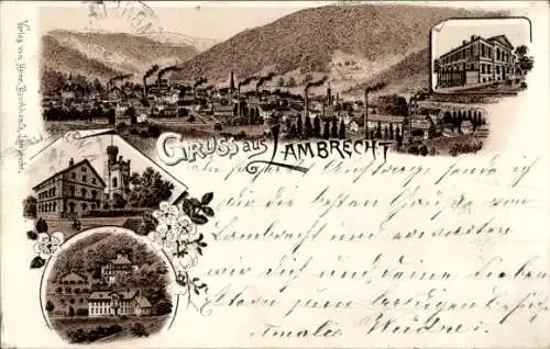 Litho Lambrecht in der Pfalz, Totalansicht
