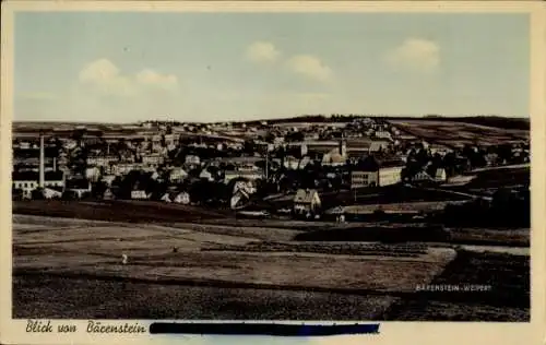 Ak Vejprty Weipert Region Aussig, Gesamtansicht, Blick von Bärenstein