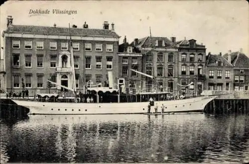 Ak Vlissingen Zeeland Niederlande, Dokkade