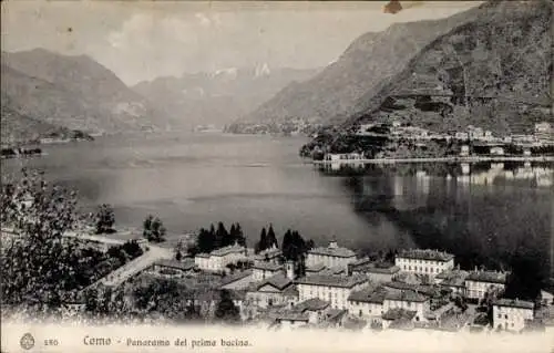 Ak Lago di Como Lombardia, Panorama, Grand Hotel Volta