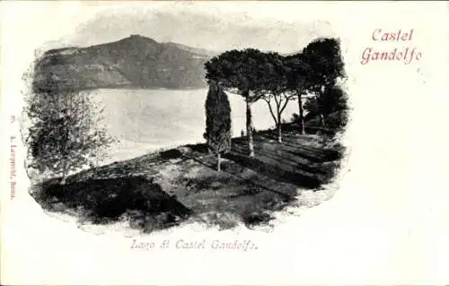 Ak Castel Gandolfo Lazio, Lago di Castel Gandolfs