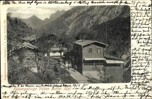 Ak Veiten in Tirol, dritter Hof im Kaisertal
