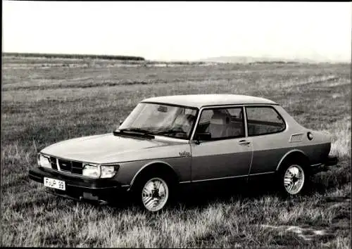 Foto Auto, Saab 99 Turbo, Vierzylinder-Turbomotor, Autokennzeichen FUP 99