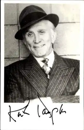 Ak Schauspieler Kirk Douglas, Portrait, Autogramm