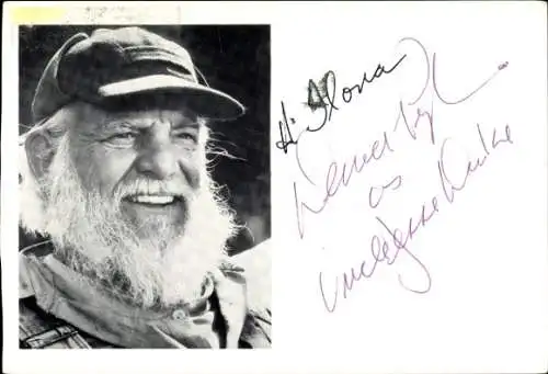 Ak Schauspieler Denver Pyle, Autogramm