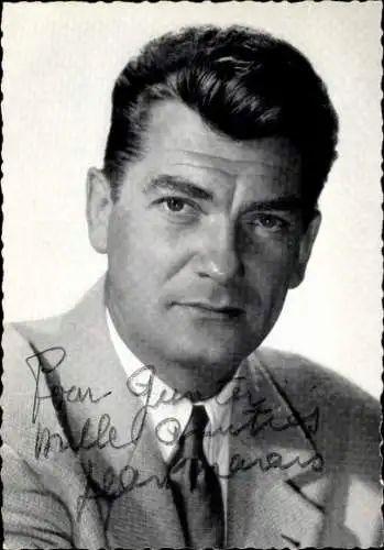 Ak Schauspieler Jean Marais, Portrait, Autogramm