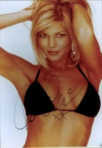 Ak Schauspielerin Donna D’Errico, Portrait, Bikini, Autogramm