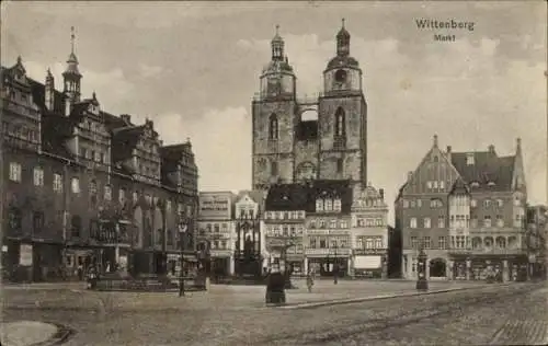 Ak Lutherstadt Wittenberg, Markt