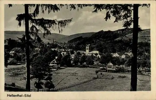 Ak Hellenthal in der Eifel, Totalansicht