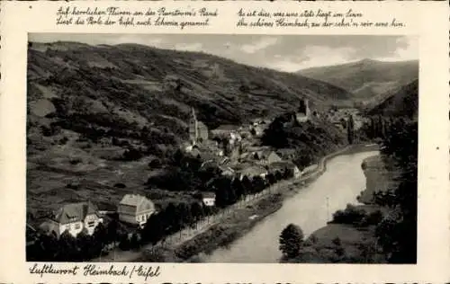 Ak Heimbach in der Eifel, Gesamtansicht