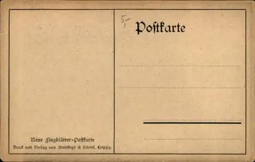 Lied Künstler Ak Sattler, J., Die Wacht am Rhein, Rheinpartie, Kreuz, Preußischer Adler