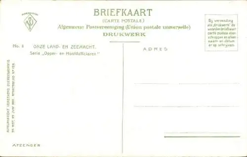 Ak Niederländischer Heerführer zu Pferde