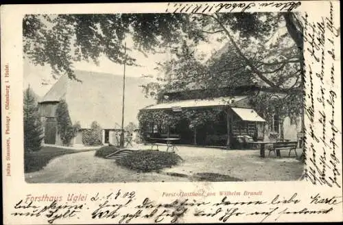 Ak Eutin in Ostholstein, Ukleisee, Uglei See, Forsthaus Uglei, Gasthaus