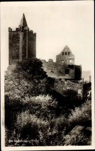 Ak Bad Kösen Naumburg an der Saale, Rudelsburg