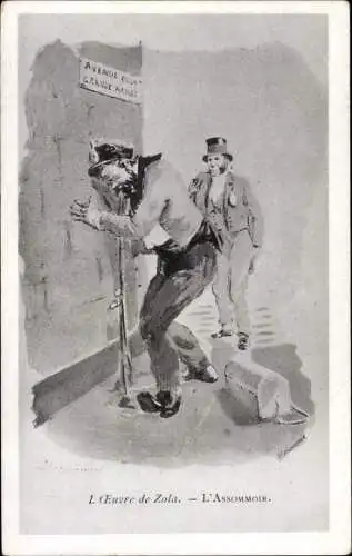 Künstler Ak The Work of Zola, The Assommoir