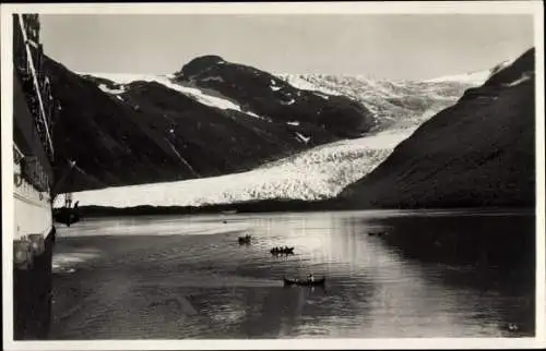 Ak Norwegen, Svartisen Gletscher, Landschaftspanorama