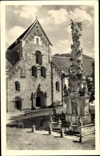Ak Heiligenkreuz Niederösterreich, Stift Heiligenkreuz, Stiftshof