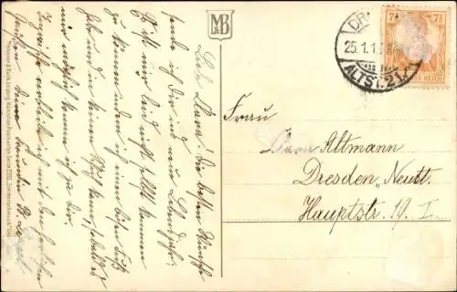 Ak Glückwunsch Geburtstag, Rosen in einem Korb