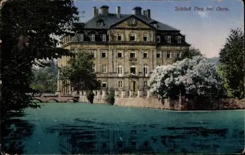 Ak Tinz Gera in Thüringen, Schloss