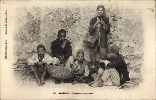 Ak Algerien, Araber, Maghreb, Kinder, Gruppenbild