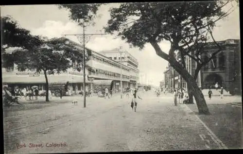 Ak Colombo Ceylon Sri Lanka, York Street