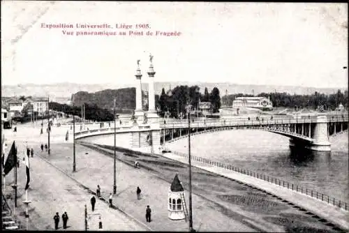 Ak Lüttich, Weltausstellung 1905, Pont de Fragnée