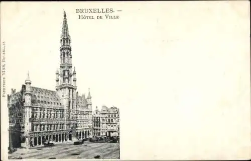 Ak Brüssel Brüssel, Rathaus