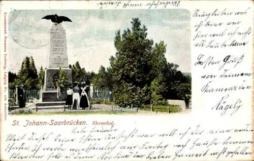 Ak St. Johann Saarbrücken im Saarland, Ehrenthal