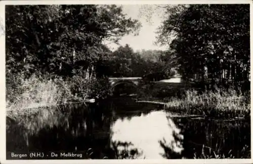 Ak Bergen Nordholland Niederlande, Melkbrug