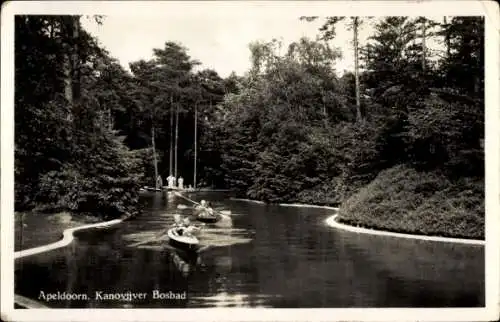 Ak Apeldoorn Gelderland, Kanovijver Bosbad