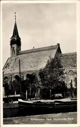 Ak Schipluiden Südholland Niederlande, Ned. Rev. Kirche