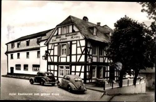 Ak Rengsdorf im Westerwald, Hotel zum grünen Kranz