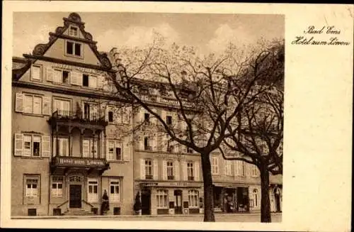 Ak Bad Ems an der Lahn, Hotel zum Löwen