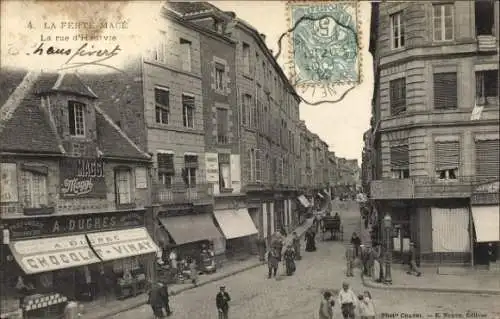 Ak La Ferté Macé Orne, Rue d’Hautvie