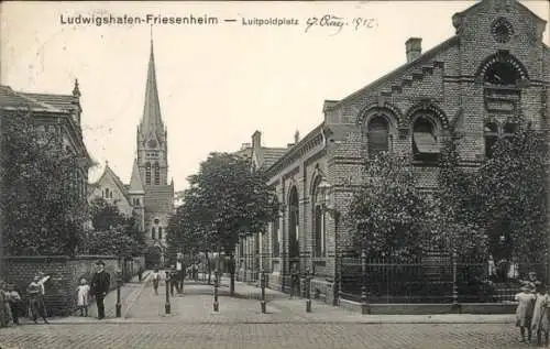 Ak Friesenheim Ludwigshafen am Rhein, Luitpoldplatz