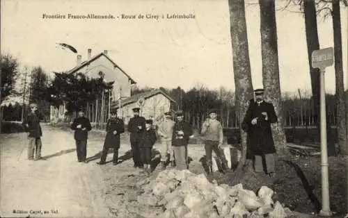 Ak Cirey Meurthe et Moselle, deutsch-französische Grenze