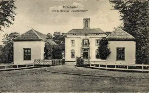 Ak Breukelen Stichtse Vecht Utrecht Niederlande, Ridderhofstad Gunterstein