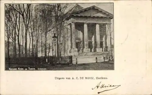 Ak Zierikzee Zeeland, Nieuwe Kerk en Toren